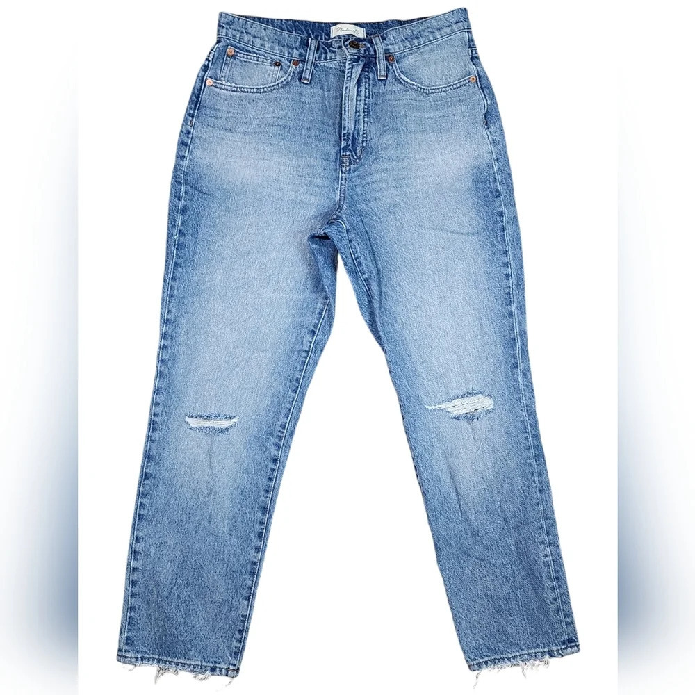 Madewell Women's Straight Leg Jeans - Light Blue